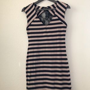 NWT. Horizontal stripe dress